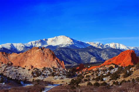Pikes Peak Colorado Springs 14000ft Mountain — Colorado Springs