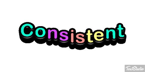 Consistent Word Animated GIF Logo Designs