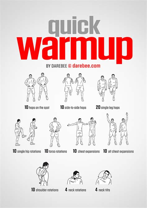 Quick Warmup Workout