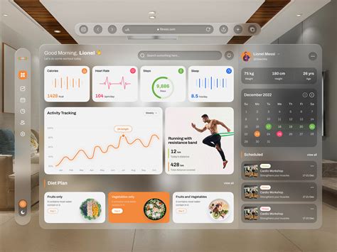 Fitness Dashboard by MindInventory UI/UX for MindInventory on Dribbble