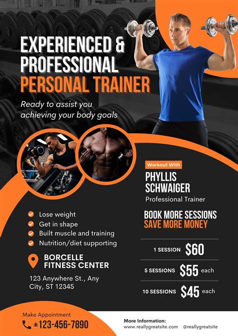 Fitness Training Flyer
