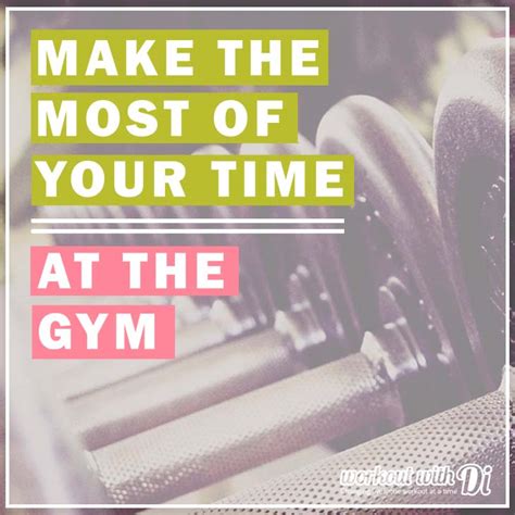 Gym time saving tips