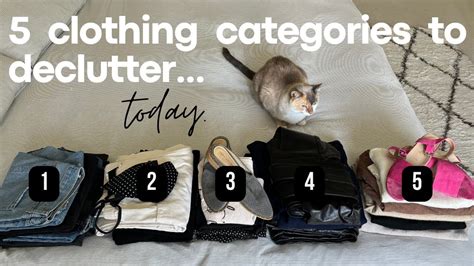 5 Categories of Clothing to Declutter Today // MINIMALIST WARDROBE ...