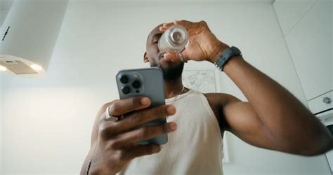Drinking, Water, Morning Routine, Man by M-ART production – Stock ...