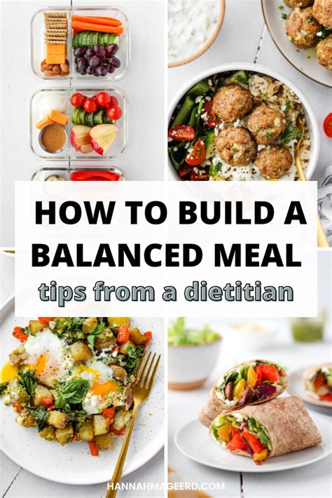 How to Build a Balanced Meal (Tips from a Dietitian) - Hannah Magee RD