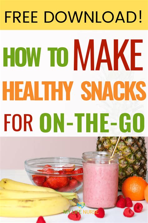 How to Make Healthy Snacks for People On-the-Go! | Healthy eating snacks, Healthy snacks, Cheap ...