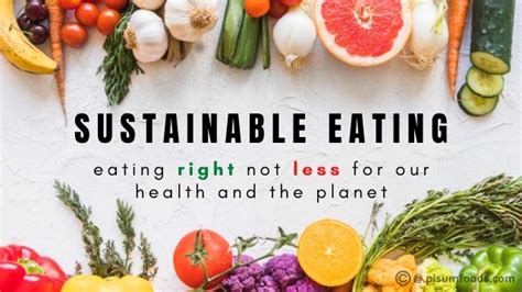 Sustainable Eating Habits - Factors and Importance | Pisum Foods