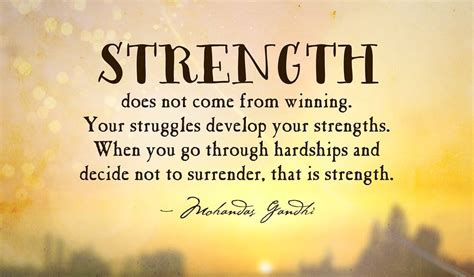 Inner strength. What is it?