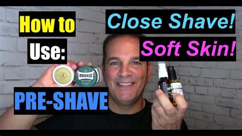 How to Use a Pre-Shave for the Closest Shave and Smoothest Skin!