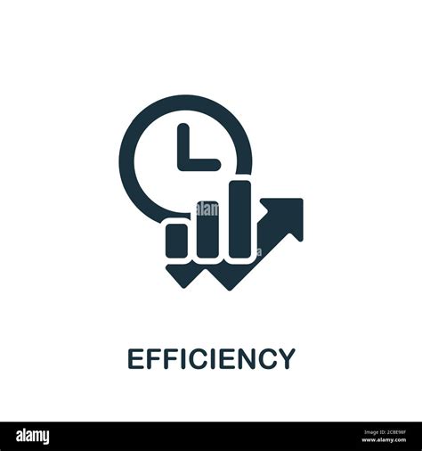 Efficiency icon. Simple element from time management collection ...