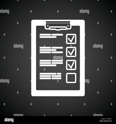 Training plan tablet icon. Black background with white. Vector ...