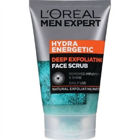 Men Expert Face Scrub Hydra Energetic Deep Exfoliating Face Wash for Men 100 ml, 100 ml-1 Count ...