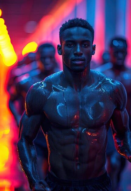 Premium Photo | Diverse Men Exercising Together in Bright Gym motivation