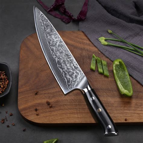 OEM Chef Knife High Carbon Stainless Steel Black G10 Handle