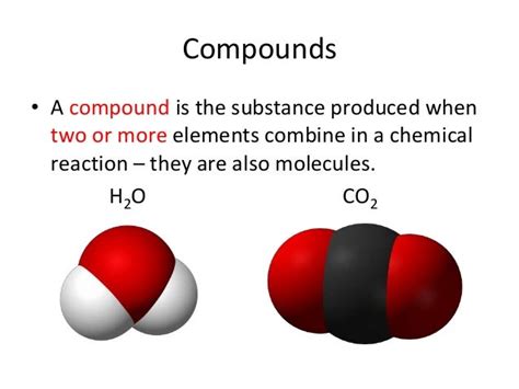Elements, Compounds and Mixtures