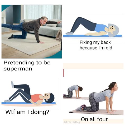 Tried out some home exercises and named each exercise The... Which one ...