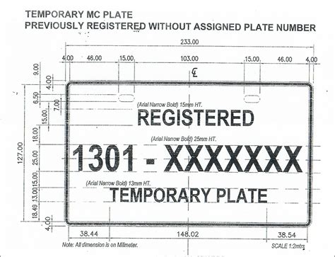 How temporary license plates are supposed to look like, according to ...
