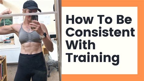 How To Develop A Consistent Training Routine - YouTube