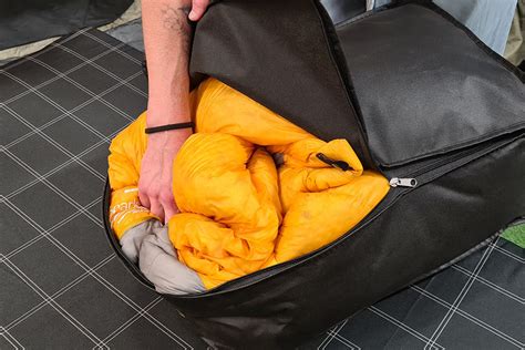What’s the best way to store a down sleeping bag?