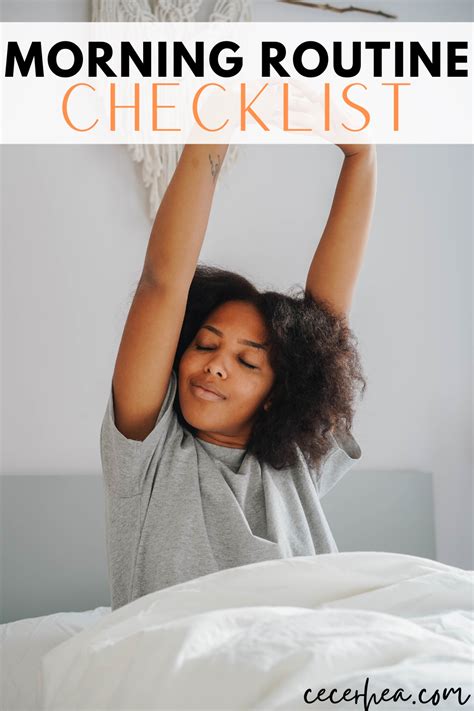 The ultimate morning routine checklist – Artofit