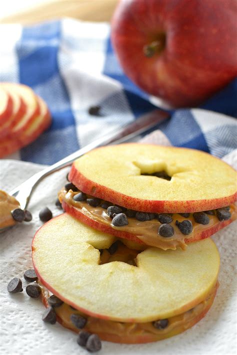 Apple Slices With Peanut Butter