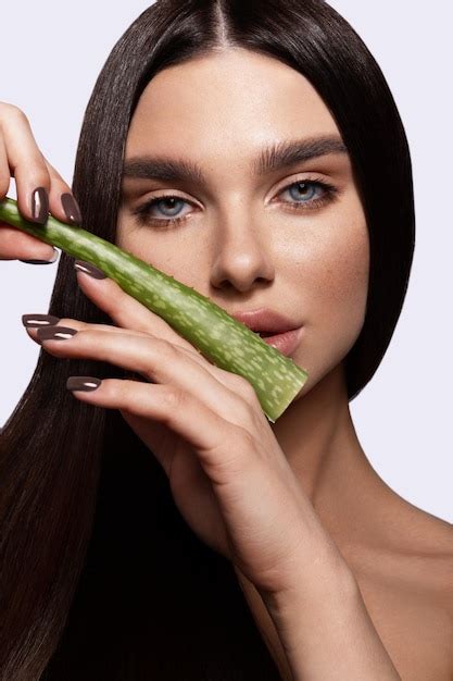 Premium Photo | Beautiful woman with professional make up clean skin