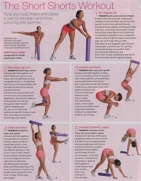 Pin by DIA on fitness workout exercises | Short workouts, Flexibility ...