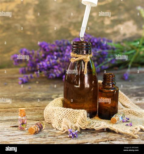 Different flowers bottles essential hi-res stock photography and images ...
