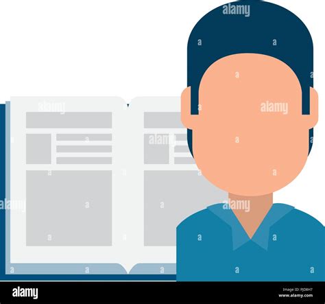 Reader young man Stock Vector Images - Alamy
