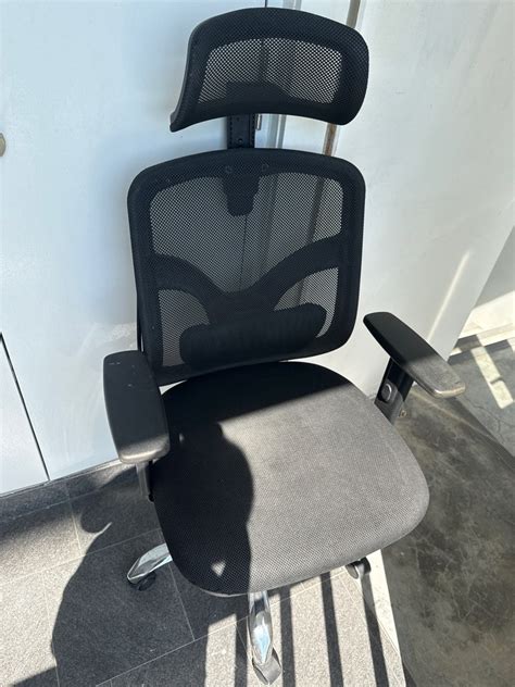 Ergonomic Office Chair - Black, Furniture & Home Living, Furniture ...