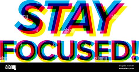 Focused typography Cut Out Stock Images & Pictures - Alamy