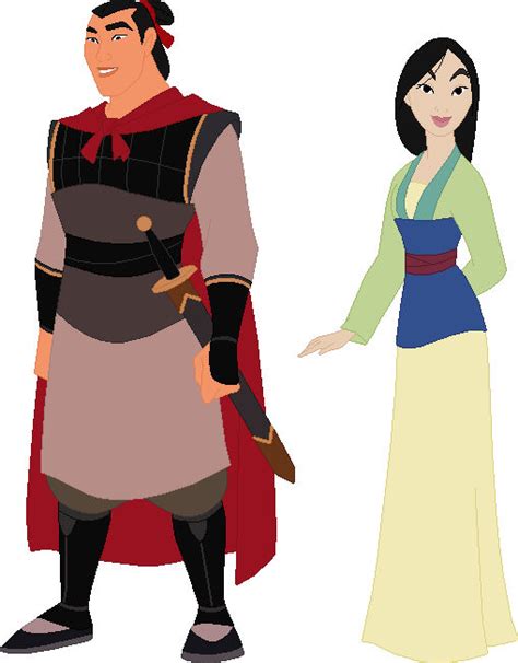 Mulan and Shang by autisim-man on DeviantArt