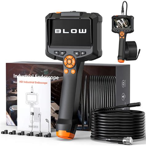 2 x KAMERA INSPEKCYJNA WARSZTATOWA ENDOSKOP 5M FULL HD LCD do RUR ...