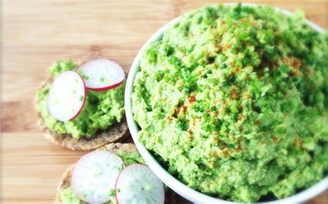 Green Pea Avocado Spread [Vegan] | Veganistische maaltijden, Avocado ...