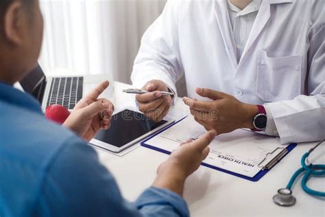 Doctor Consultation with Male Patient Health Disease in Medical Clinic or Hospital Health ...