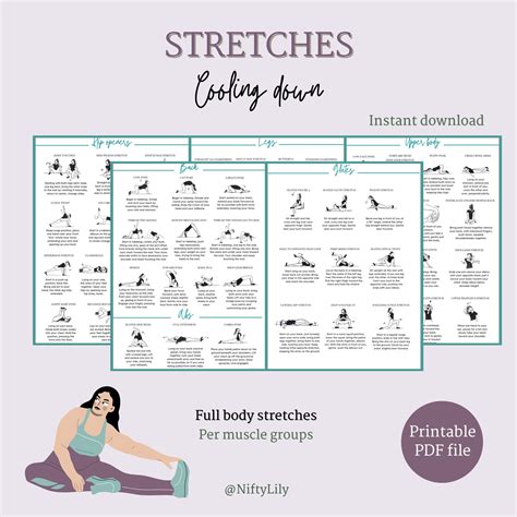 Stretches Bundle Dynamic Stretches Cool Down Stretches - Etsy
