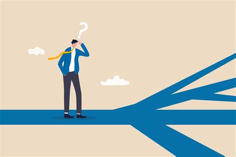 Business direction, choosing options or multiple path, make decision ...