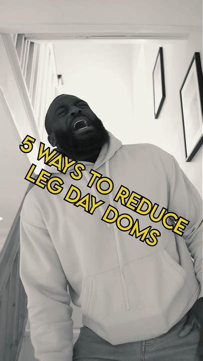 How to reduce DOMS after leg day?