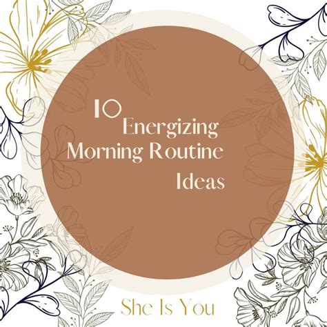 10 Energizing Morning Routine Ideas in 2024 | Morning routine, Wellness ...