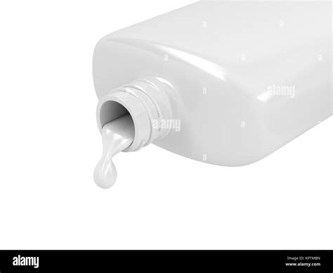 Pouring aftershave balm Stock Photo - Alamy