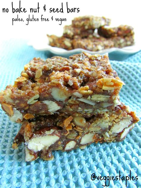No bake nut seed bars – Artofit