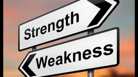 Weaknesses Versus Strengths - YouTube