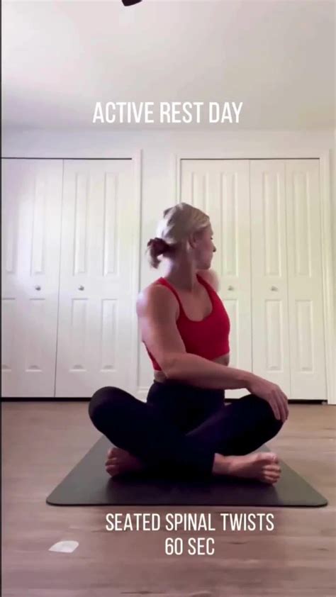 Active recovery stretching in 2024 | Recovery workout, Weekly workout ...