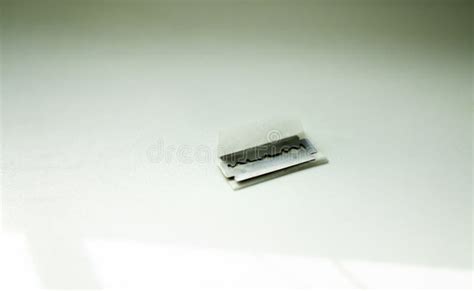 Razor blade stock photo. Image of razorblade, white - 214181294