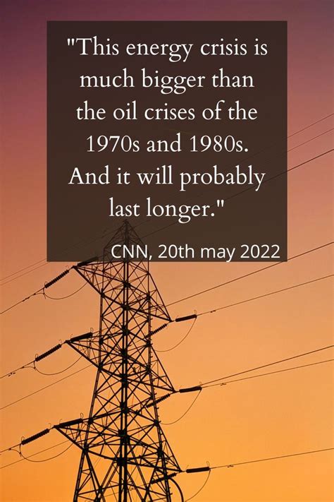 Looming energy crisis – Artofit