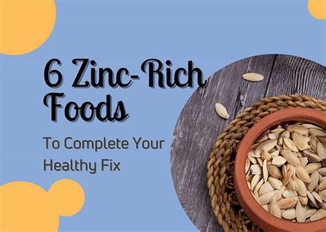The 6 Zinc-Rich Foods To Complete Your Healthy Fix