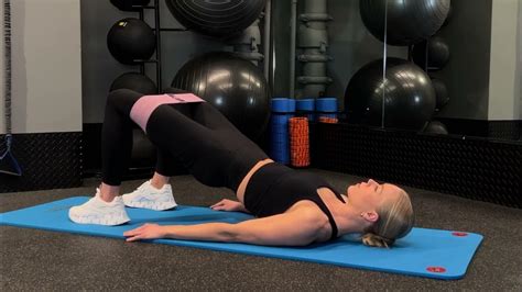 Glute Bridge Hold - Exercise Demo - YouTube