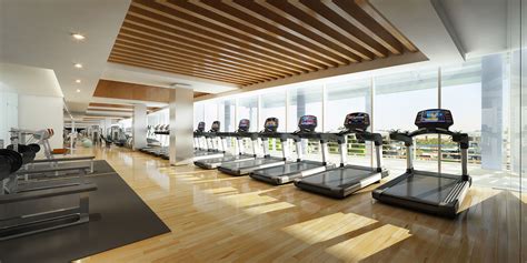 there are many treadmills in the gym