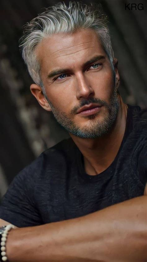 Pinterest | Men with grey hair, Older mens hairstyles, Grey hair men