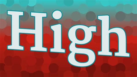 HIGH pronunciation • How to pronounce HIGH - YouTube